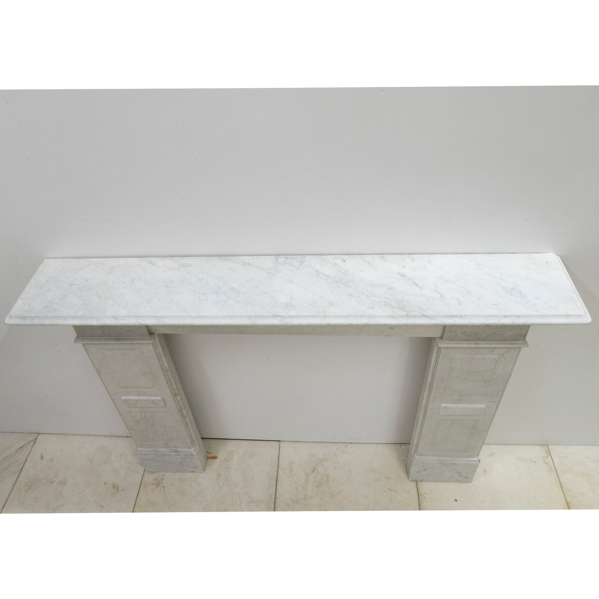 Antique Carrara Marble Fireplace Surround | The Architectural Forum