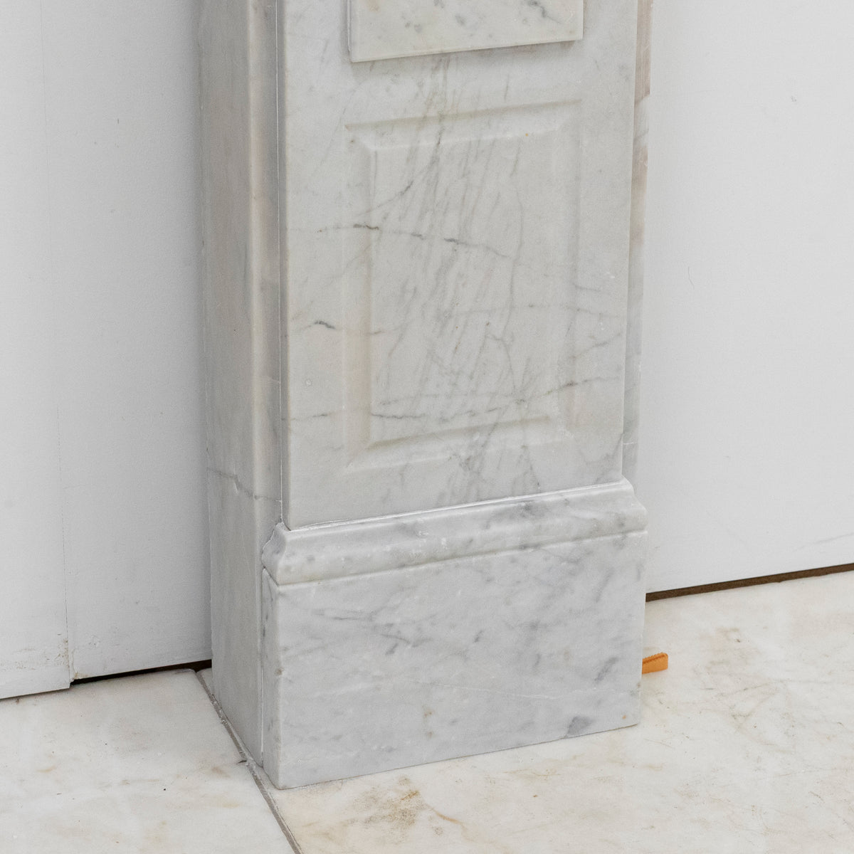 Antique Carrara Marble Fireplace Surround | The Architectural Forum