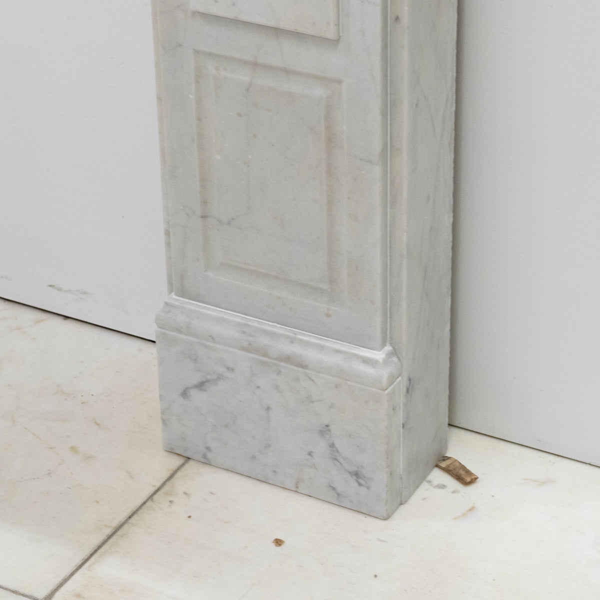 Antique Carrara Marble Fireplace Surround | The Architectural Forum