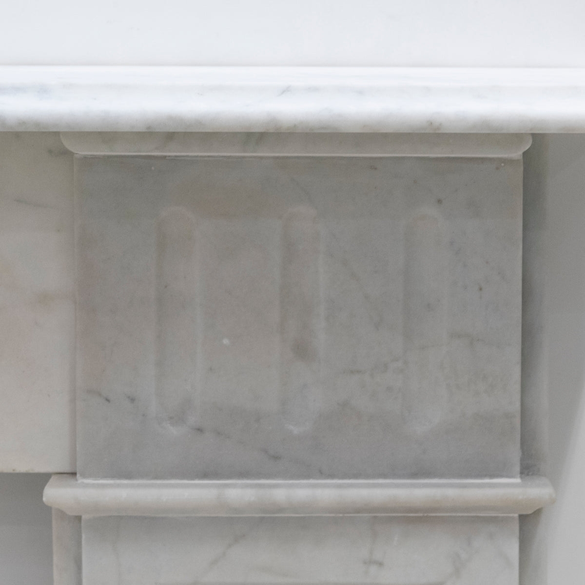 Antique Carrara Marble Fireplace Surround | The Architectural Forum