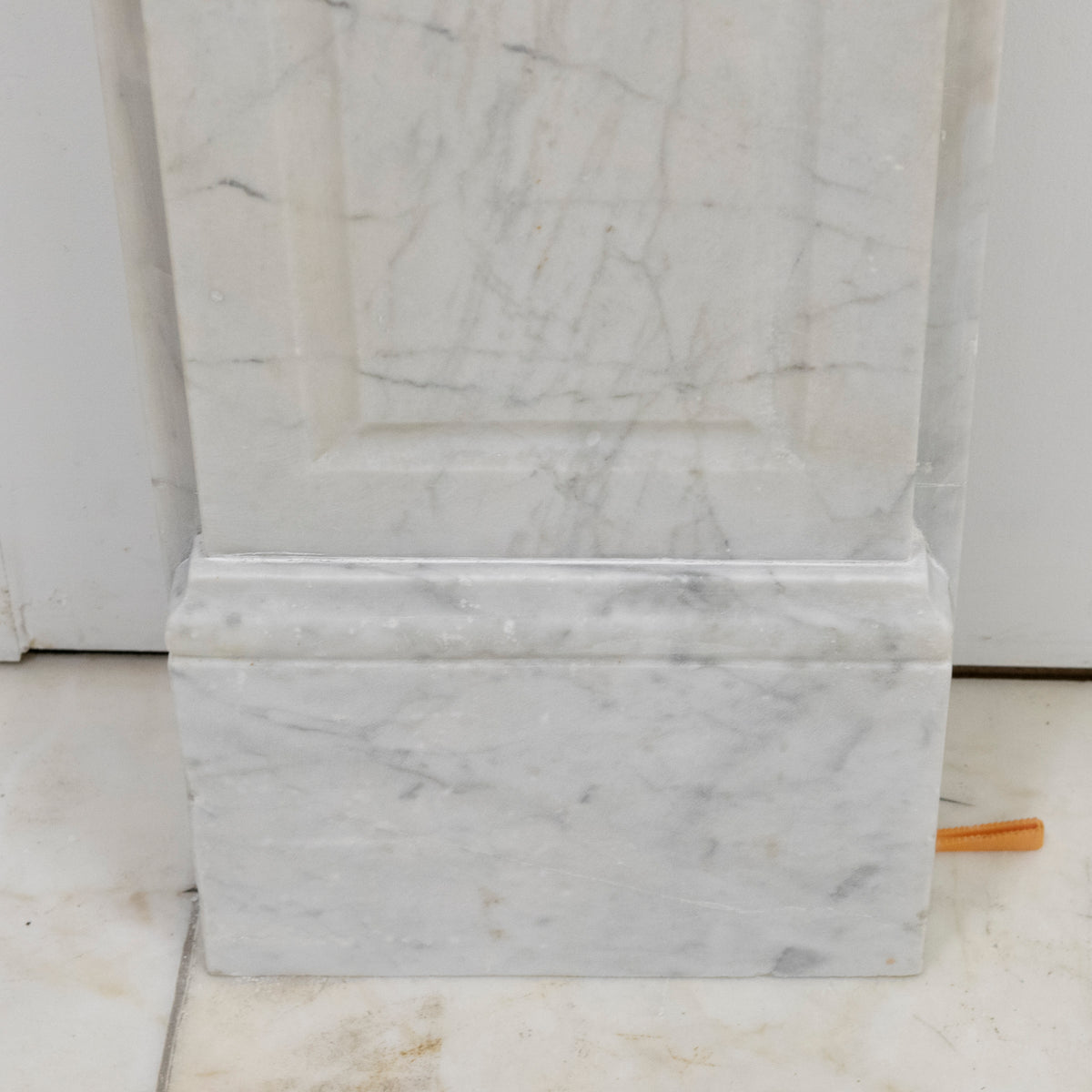 Antique Carrara Marble Fireplace Surround | The Architectural Forum