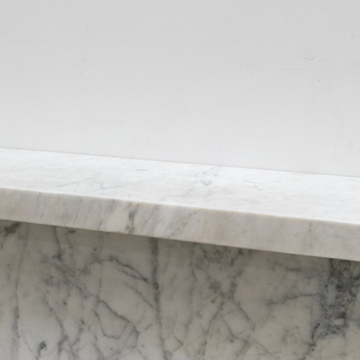 Antique Carrara Marble Late Georgian Fireplace Surround | The Architectural Forum