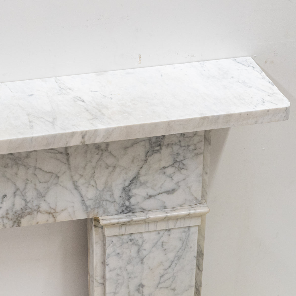 Antique Carrara Marble Late Georgian Fireplace Surround | The Architectural Forum
