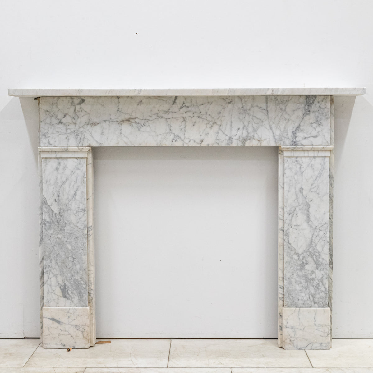 Antique Carrara Marble Late Georgian Fireplace Surround | The Architectural Forum