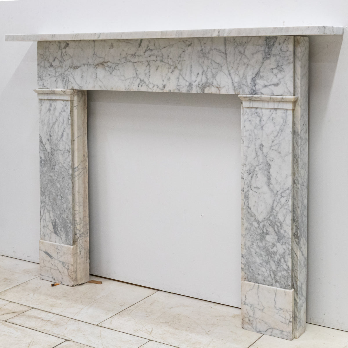 Antique Carrara Marble Late Georgian Fireplace Surround | The Architectural Forum