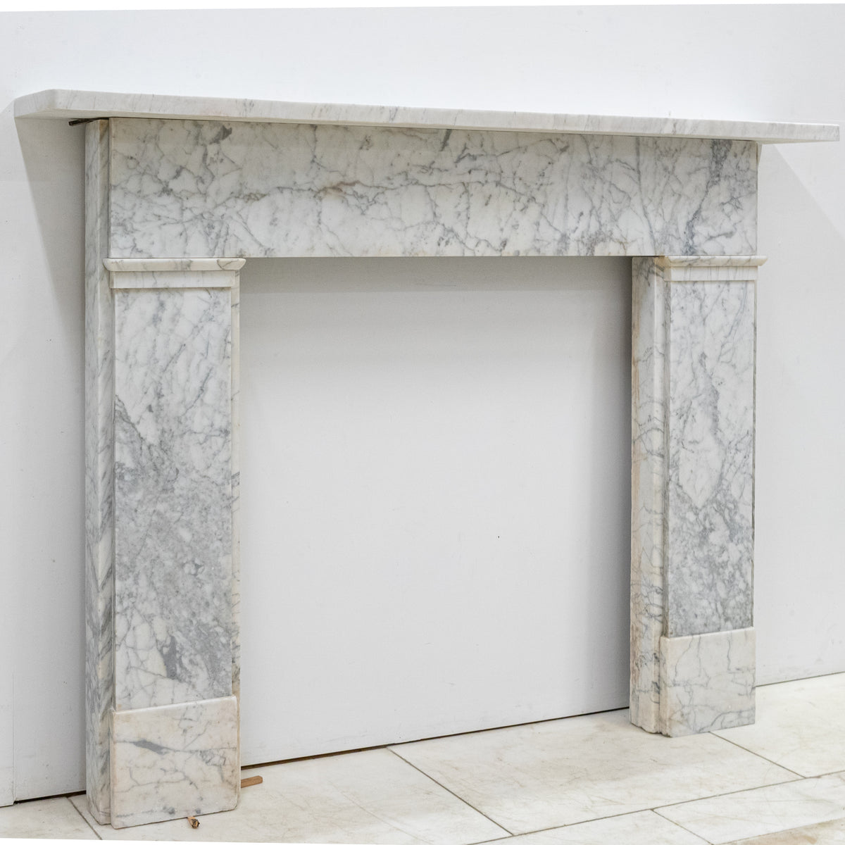 Antique Carrara Marble Late Georgian Fireplace Surround | The Architectural Forum