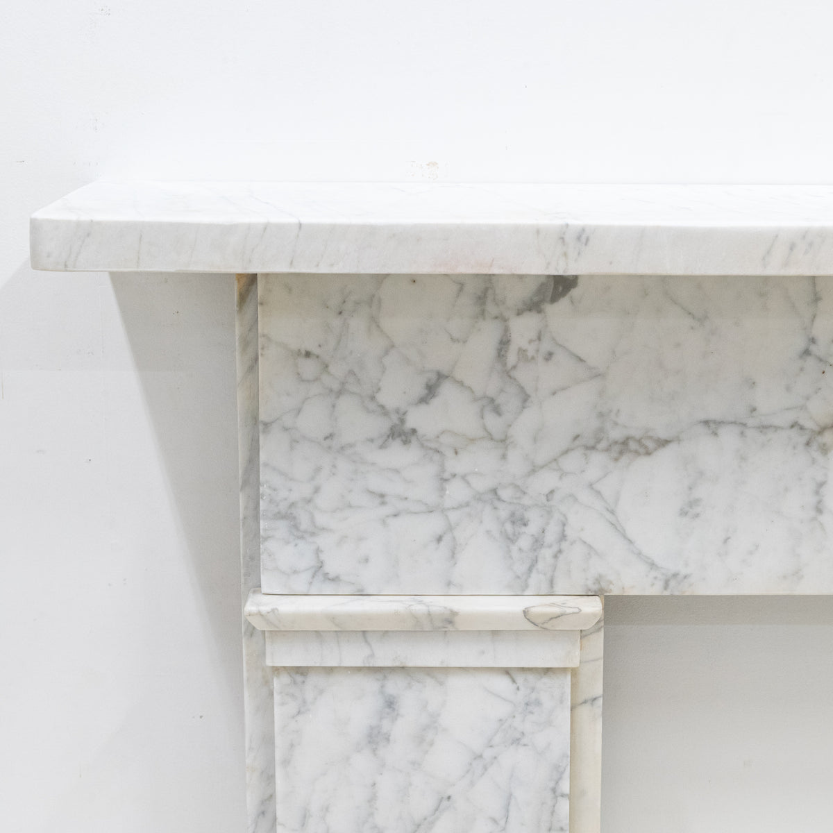 Antique Carrara Marble Late Georgian Fireplace Surround | The Architectural Forum