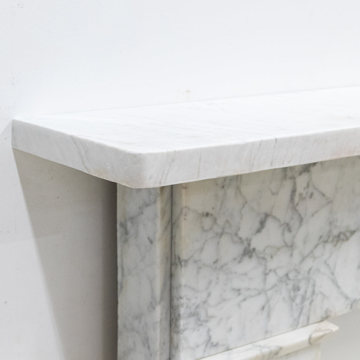 Antique Carrara Marble Late Georgian Fireplace Surround | The Architectural Forum