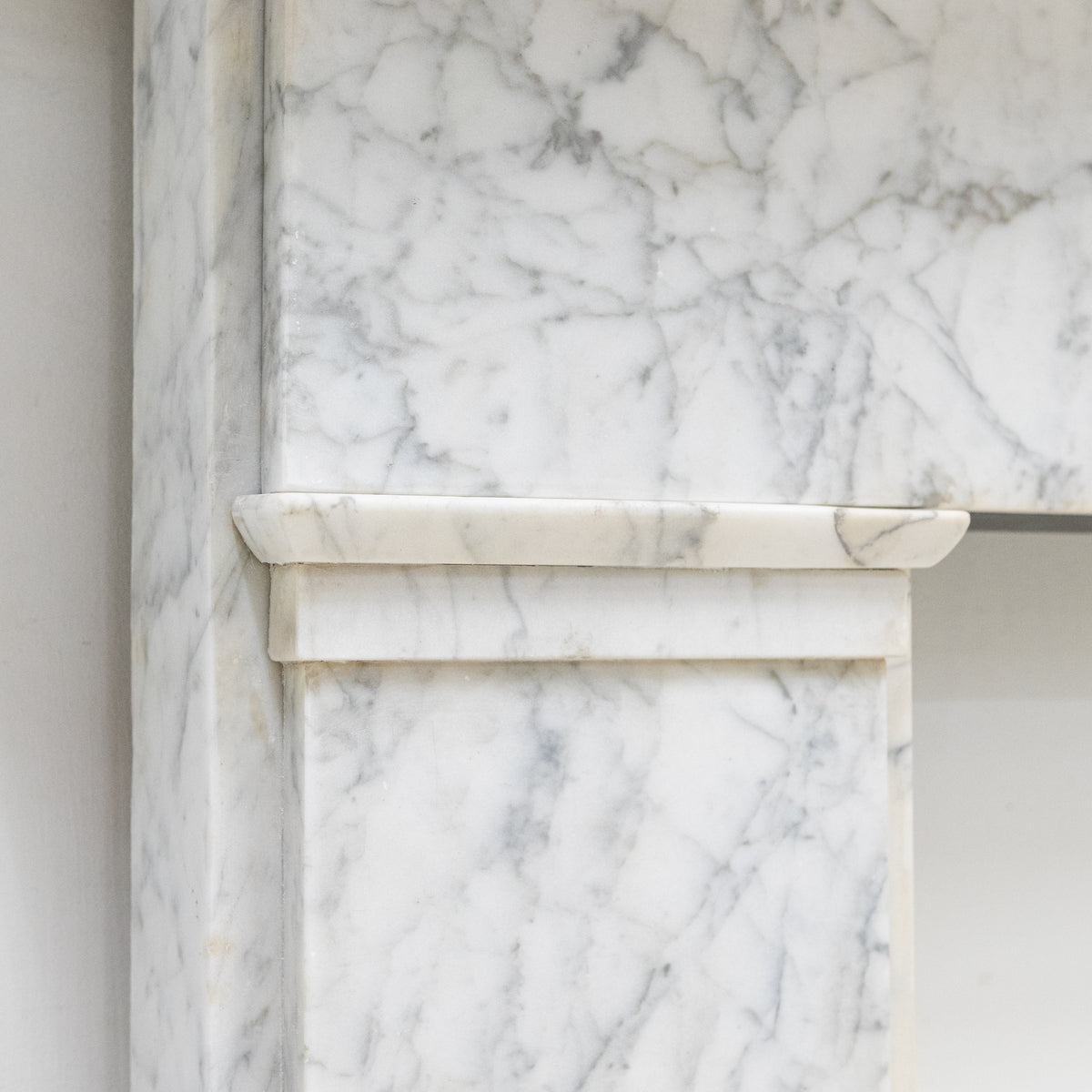 Antique Carrara Marble Late Georgian Fireplace Surround | The Architectural Forum