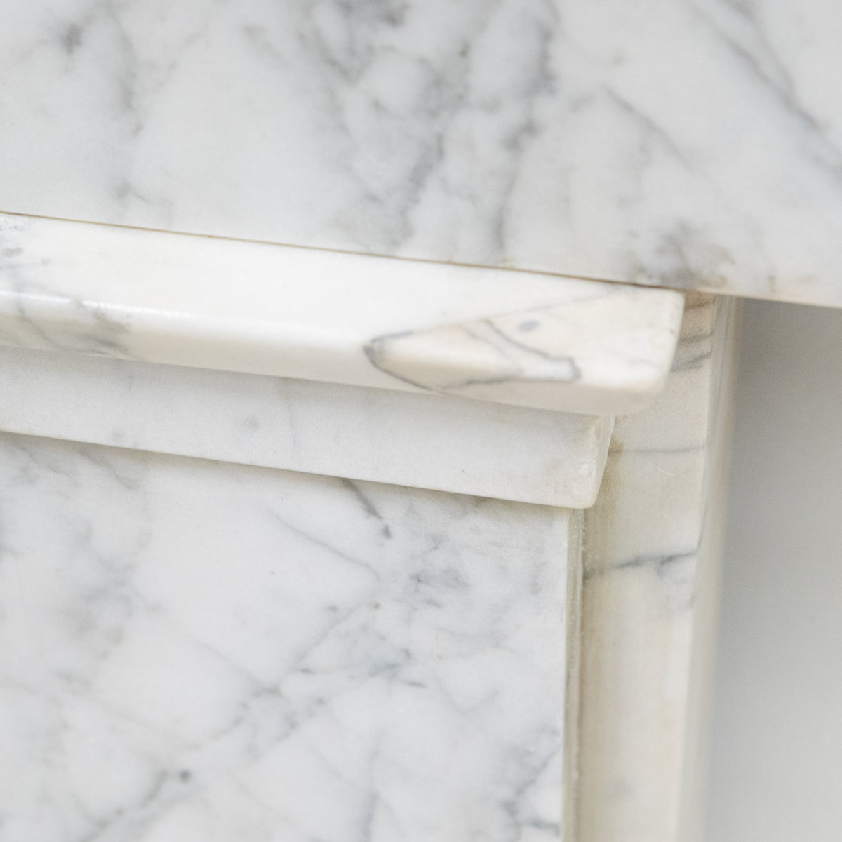 Antique Carrara Marble Late Georgian Fireplace Surround | The Architectural Forum