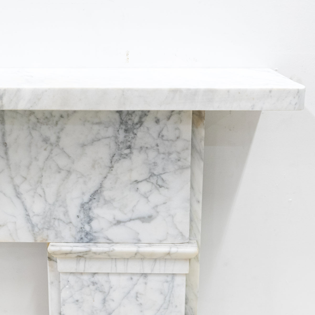 Antique Carrara Marble Late Georgian Fireplace Surround | The Architectural Forum