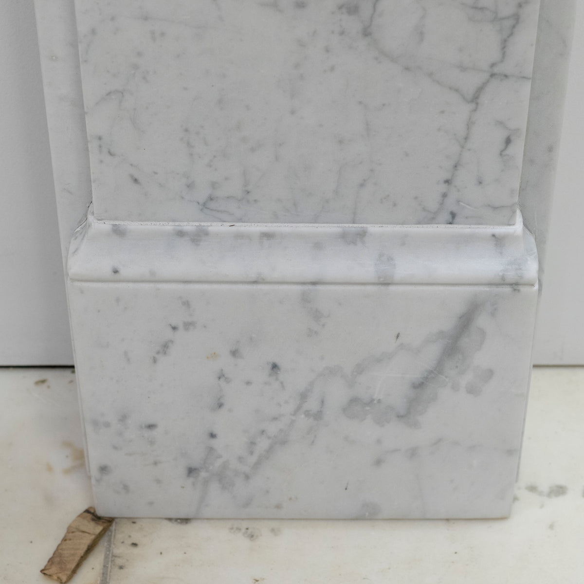 Antique Victorian Carrara Marble Fireplace Surround with Corbels | The Architectural Forum