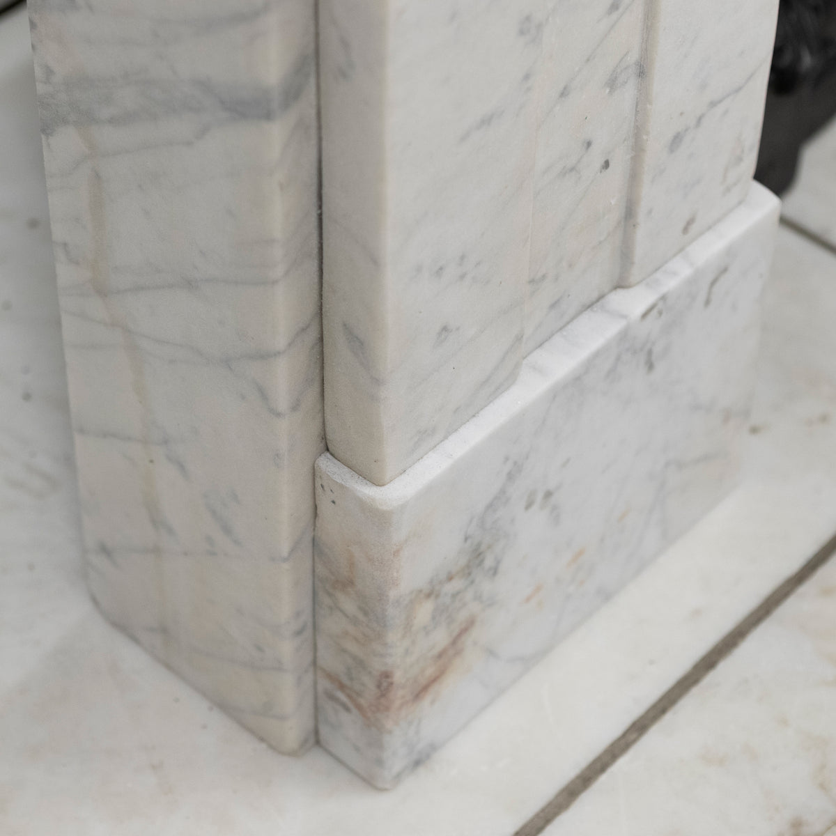 Antique Georgian Carrara Marble Surround