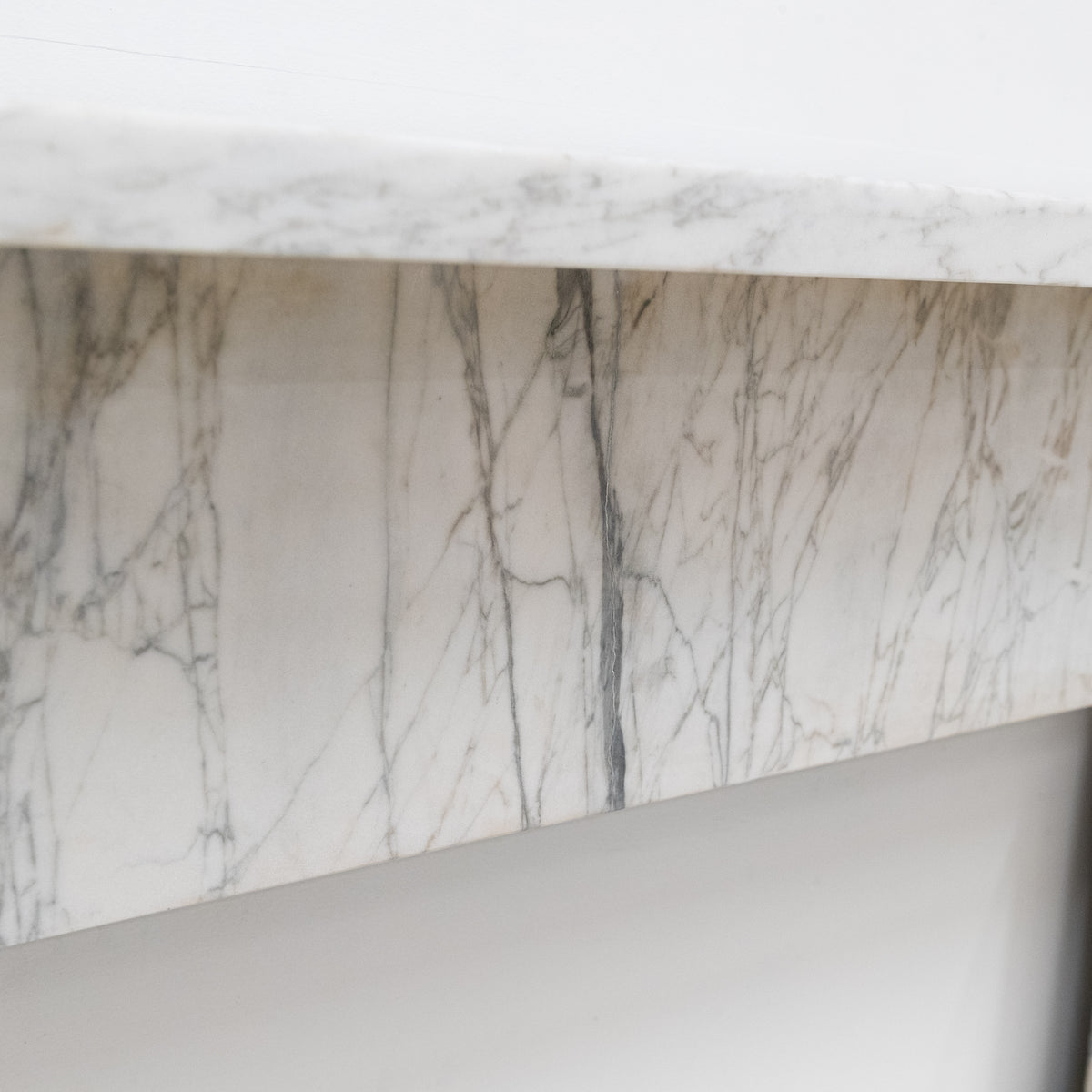 Antique Carrara Marble Late Georgian Fireplace Surround | The Architectural Forum