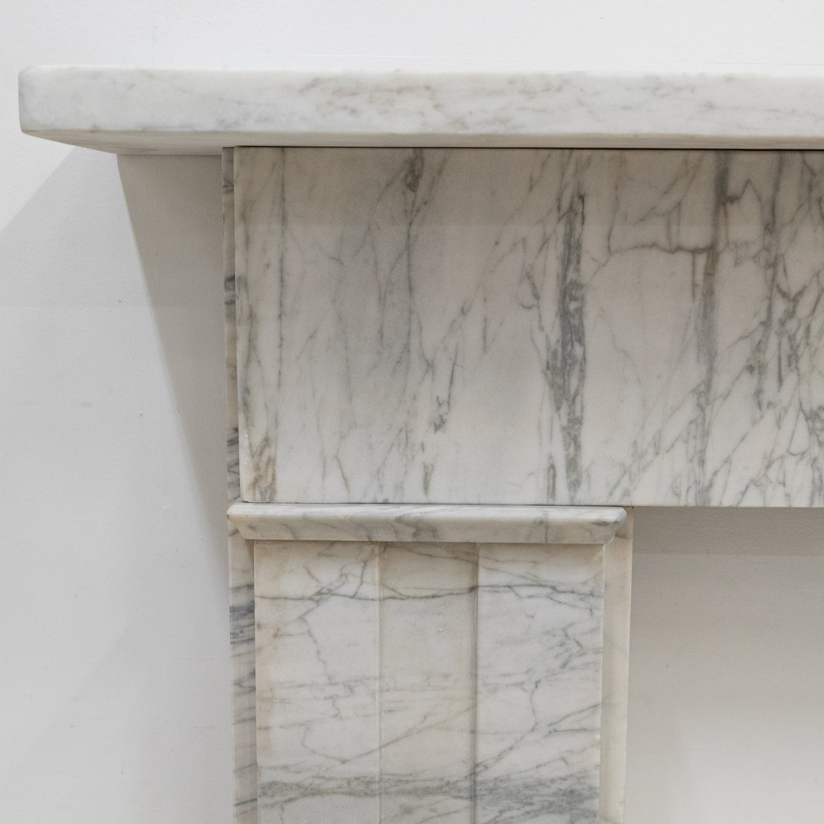 Antique Carrara Marble Late Georgian Fireplace Surround | The Architectural Forum