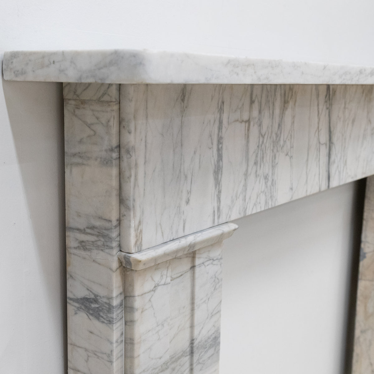 Antique Carrara Marble Late Georgian Fireplace Surround | The Architectural Forum