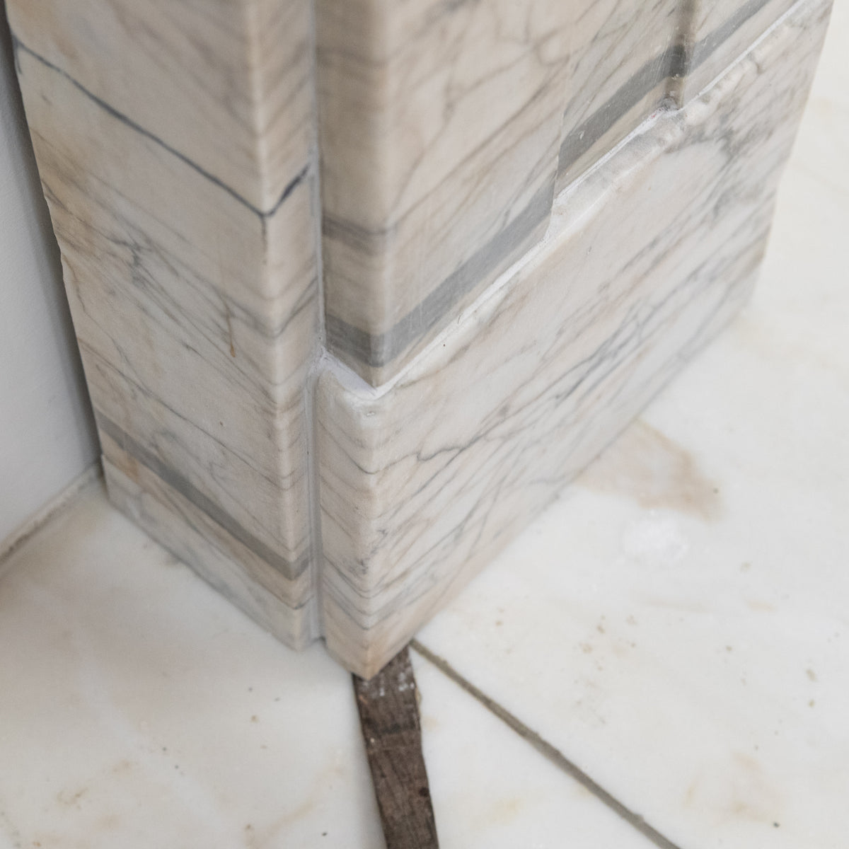 Antique Carrara Marble Late Georgian Fireplace Surround | The Architectural Forum