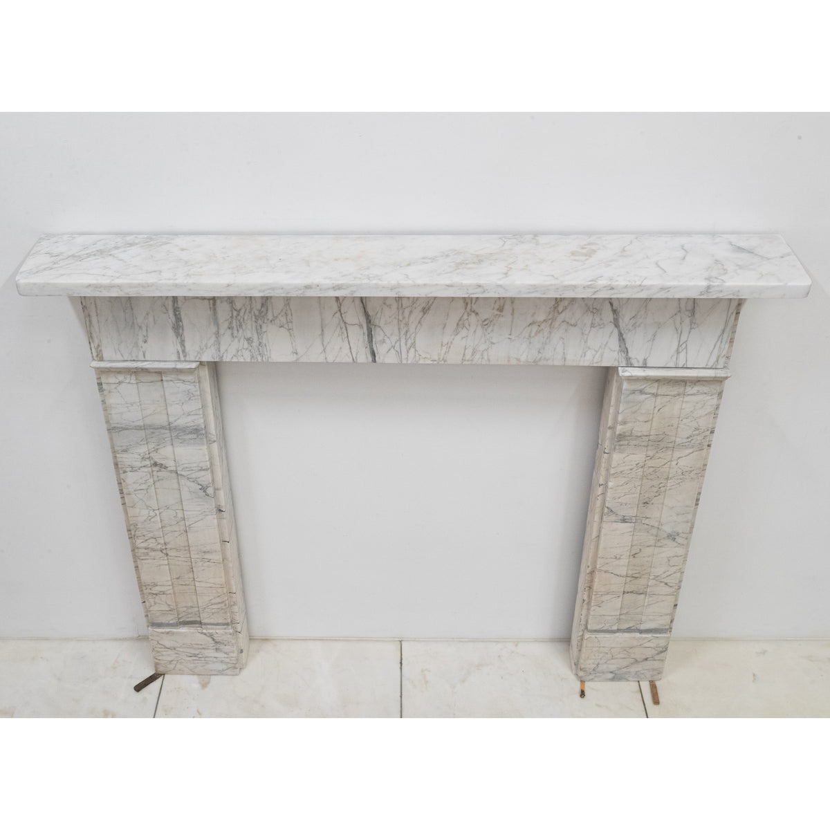 Antique Carrara Marble Late Georgian Fireplace Surround | The Architectural Forum