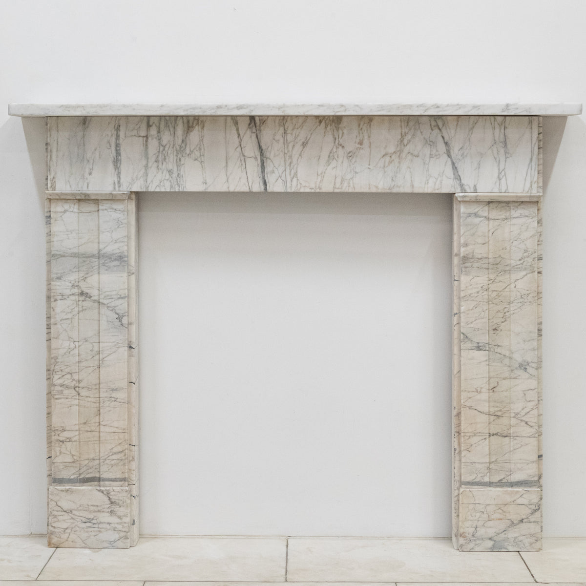 Antique Carrara Marble Late Georgian Fireplace Surround | The Architectural Forum