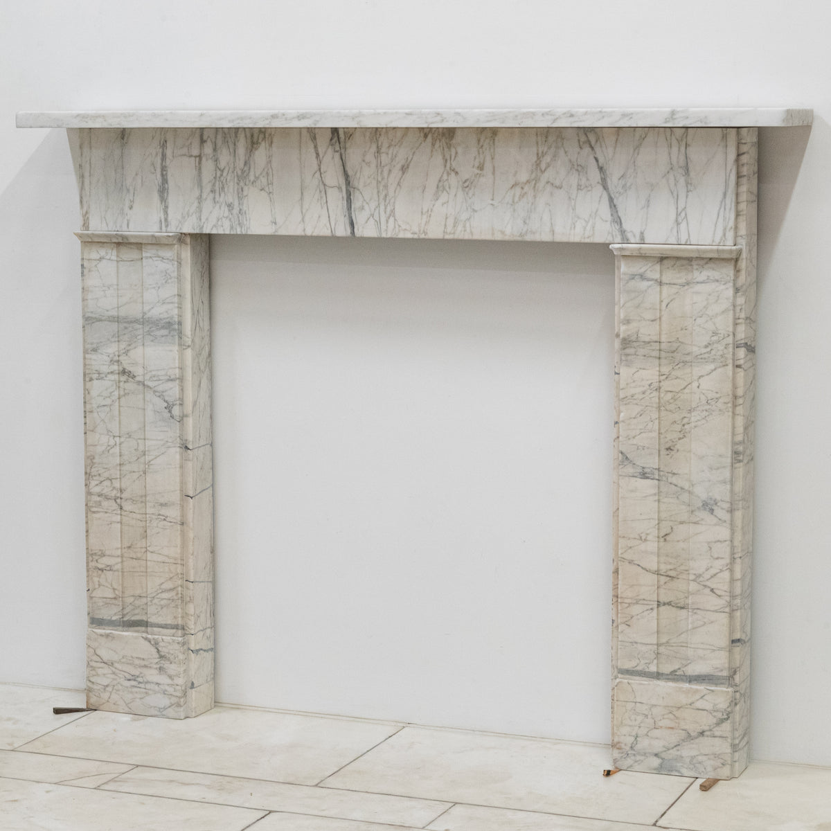Antique Carrara Marble Late Georgian Fireplace Surround | The Architectural Forum