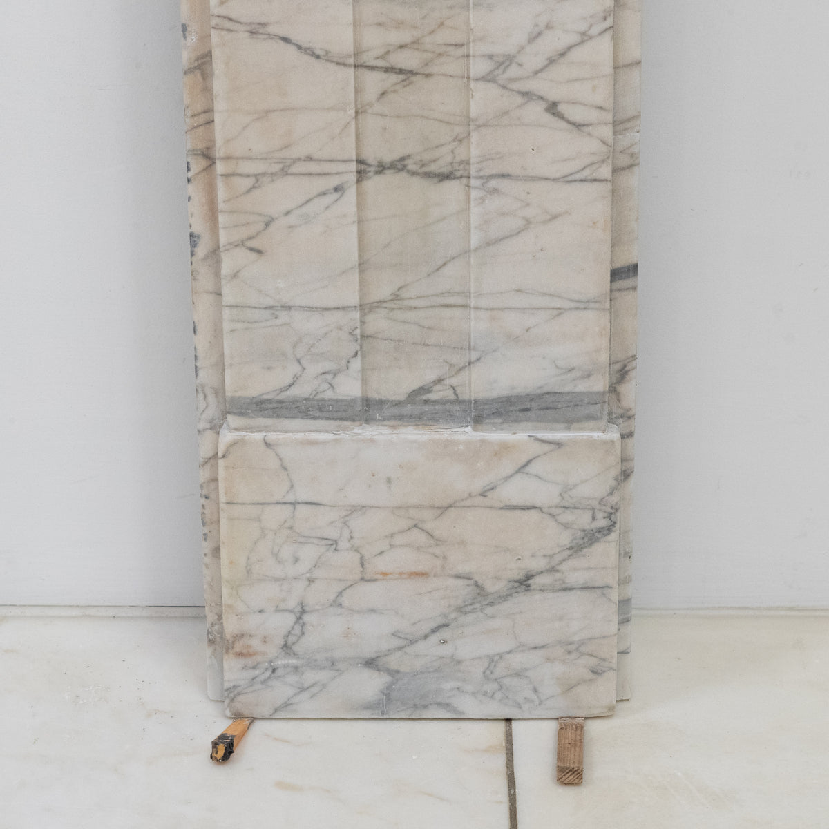 Antique Carrara Marble Late Georgian Fireplace Surround | The Architectural Forum