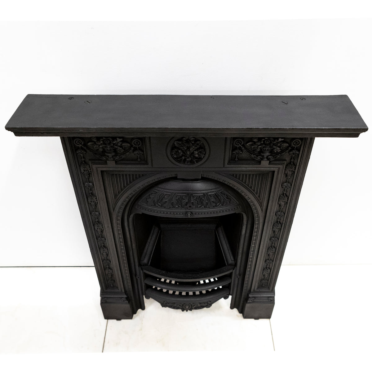Antique Cast Iron Combination Fireplace | The Architectural Forum