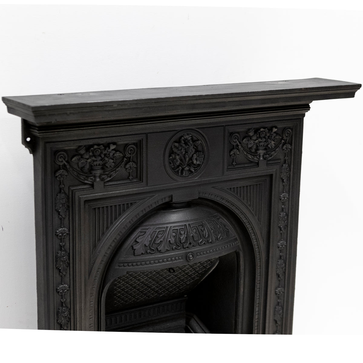 Antique Cast Iron Combination Fireplace | The Architectural Forum