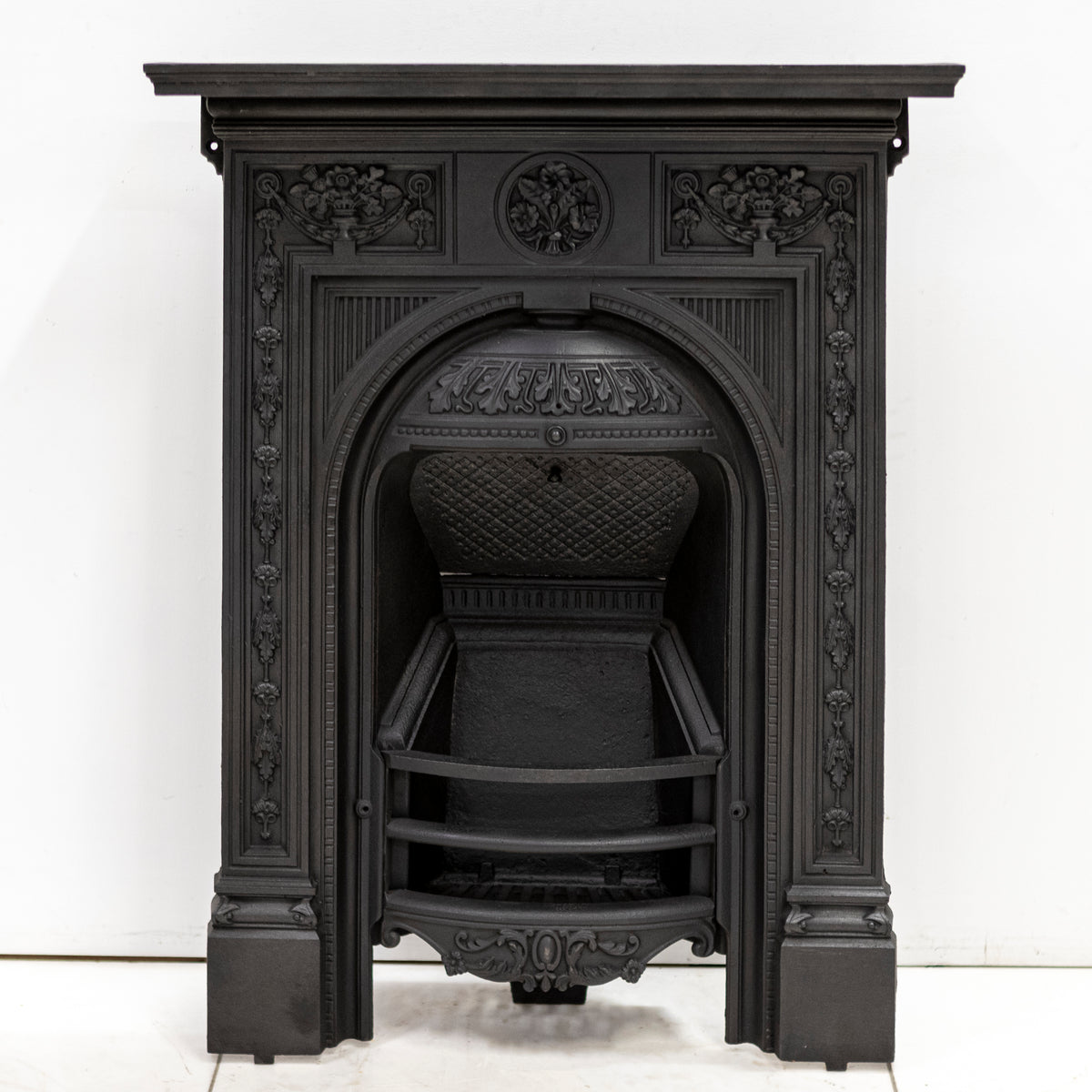 Antique Cast Iron Combination Fireplace | The Architectural Forum
