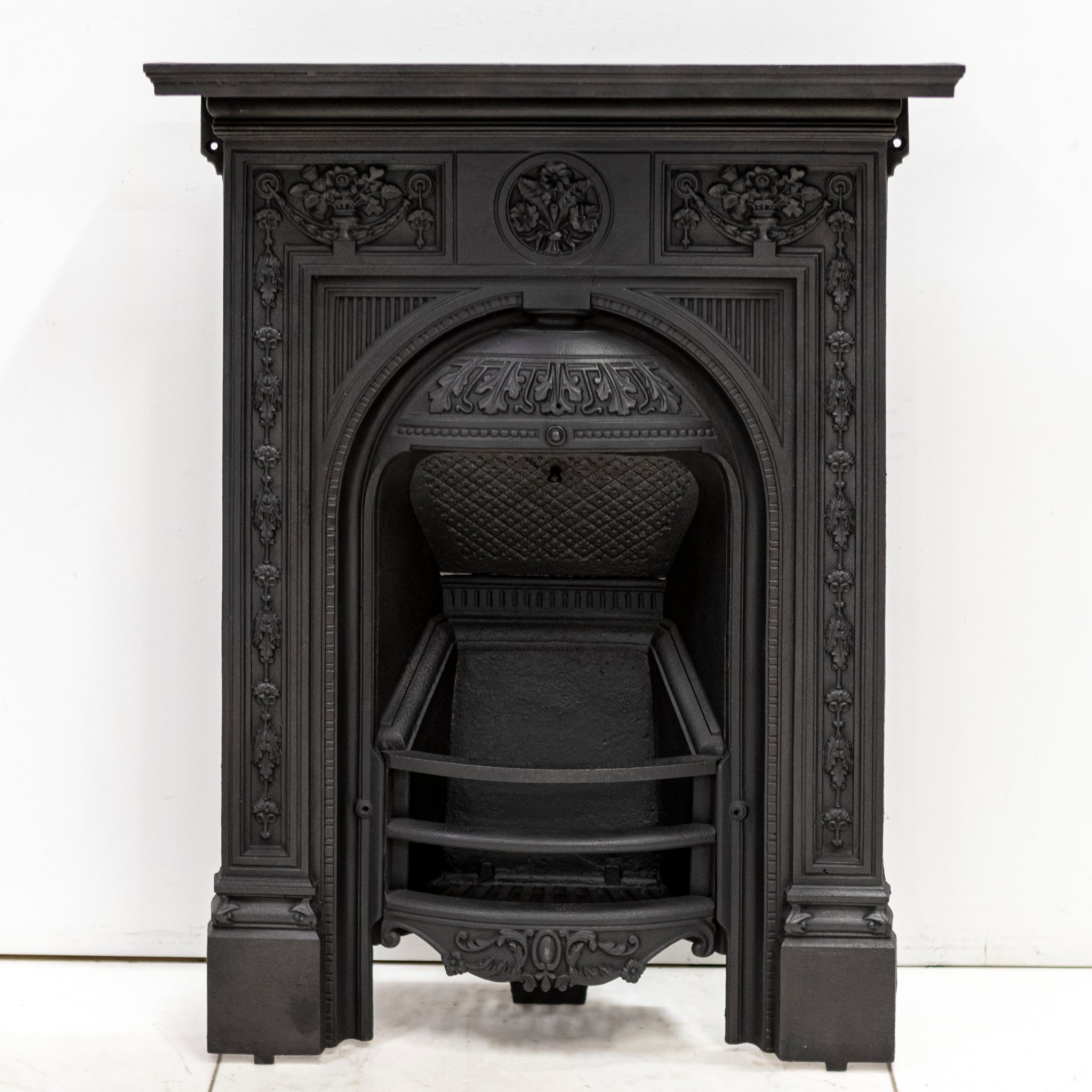 Antique Cast Iron Combination Fireplace - The Architectural Forum