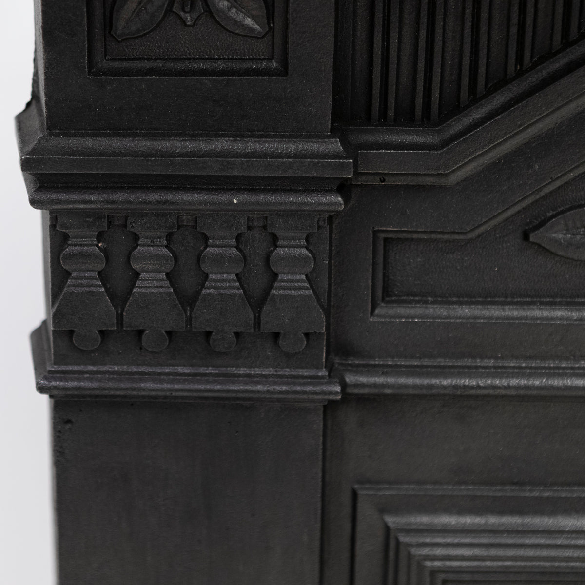 Antique Cast Iron "The Daisy" Combination Fireplace