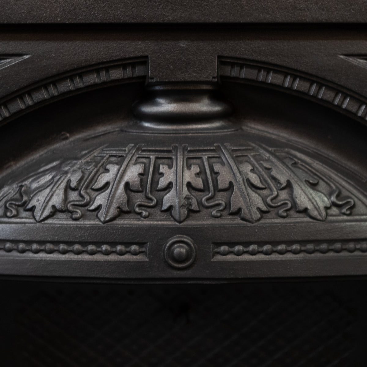 Antique Victorian Cast Iron Combination Fireplace