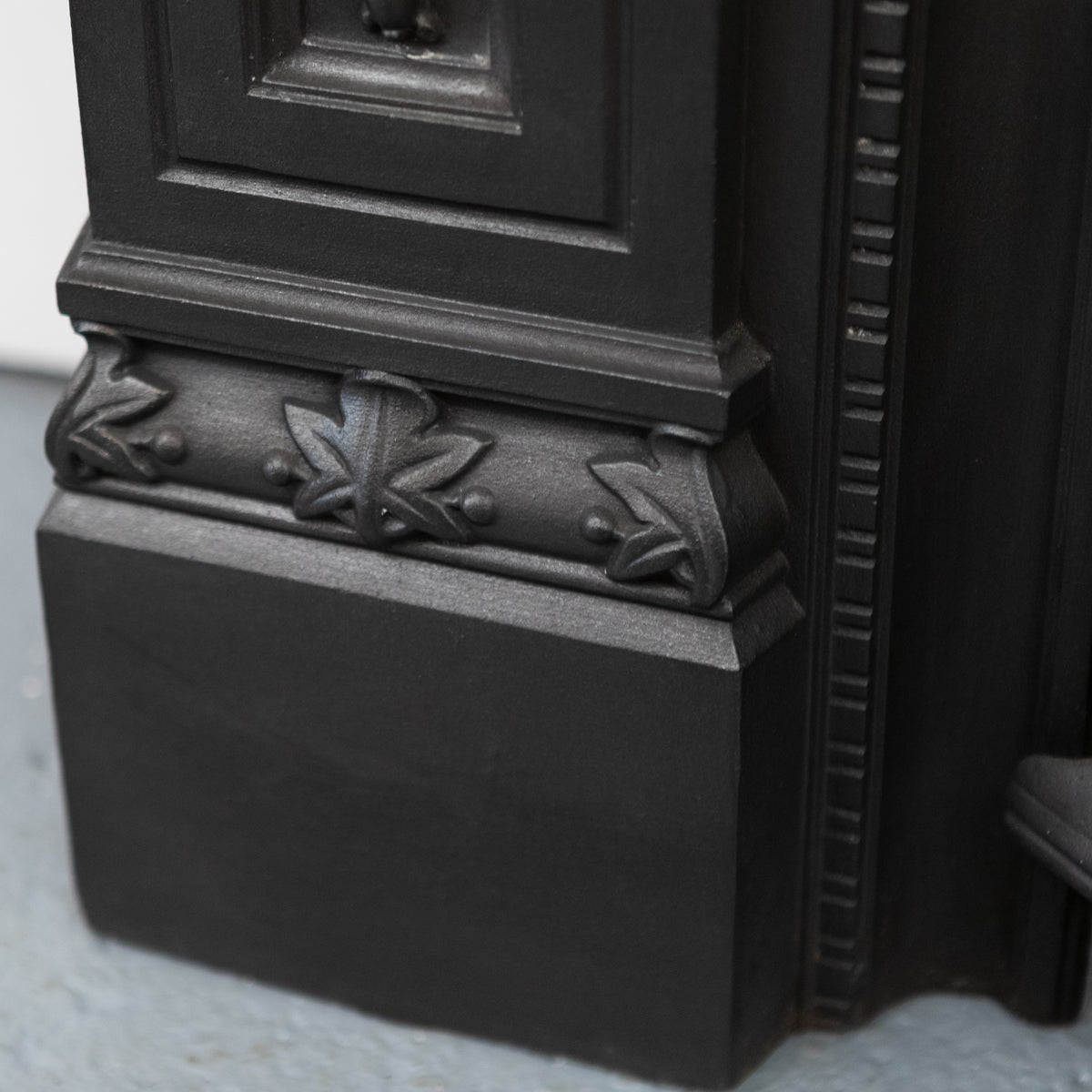 Antique Victorian Cast Iron Combination Fireplace