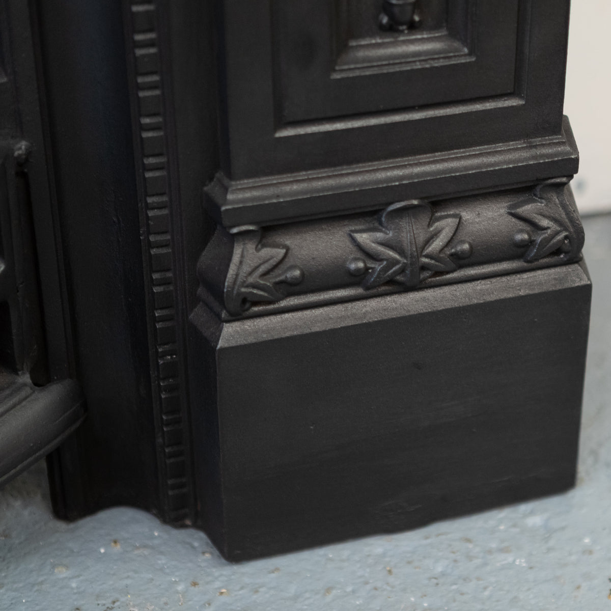 Antique Victorian Cast Iron Combination Fireplace
