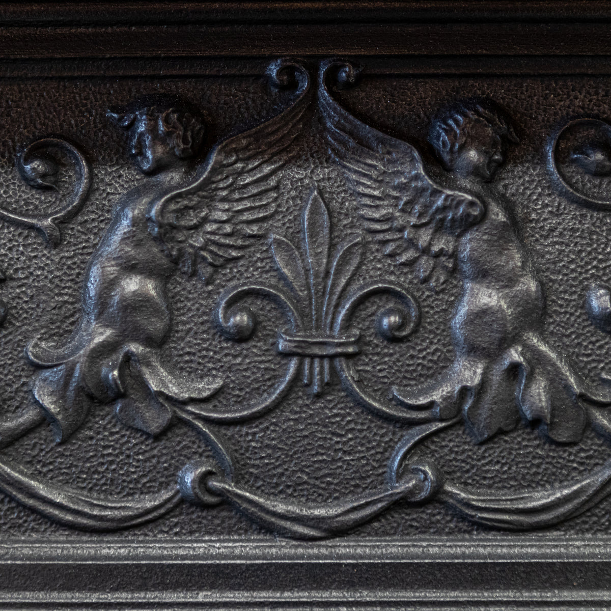 Antique Victorian Fireplace Insert with Original Tiles | The Architectural Forum