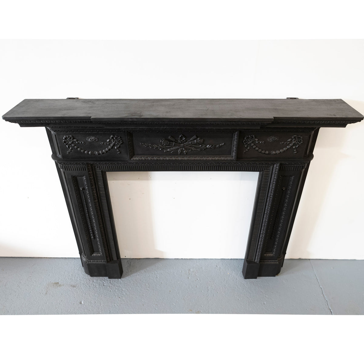 Large Antique Cast Iron Fireplace Surround | The Architectural Forum