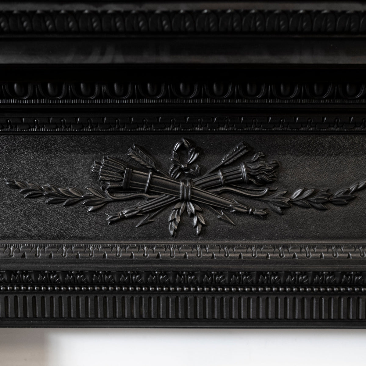Large Antique Cast Iron Fireplace Surround | The Architectural Forum