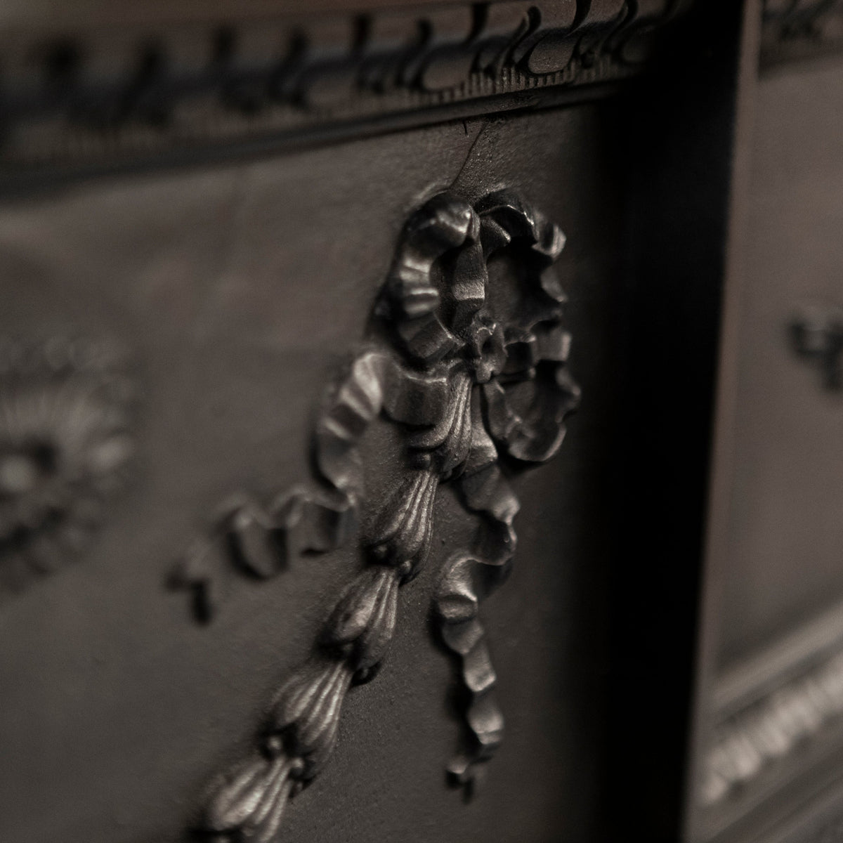 Large Antique Cast Iron Fireplace Surround | The Architectural Forum