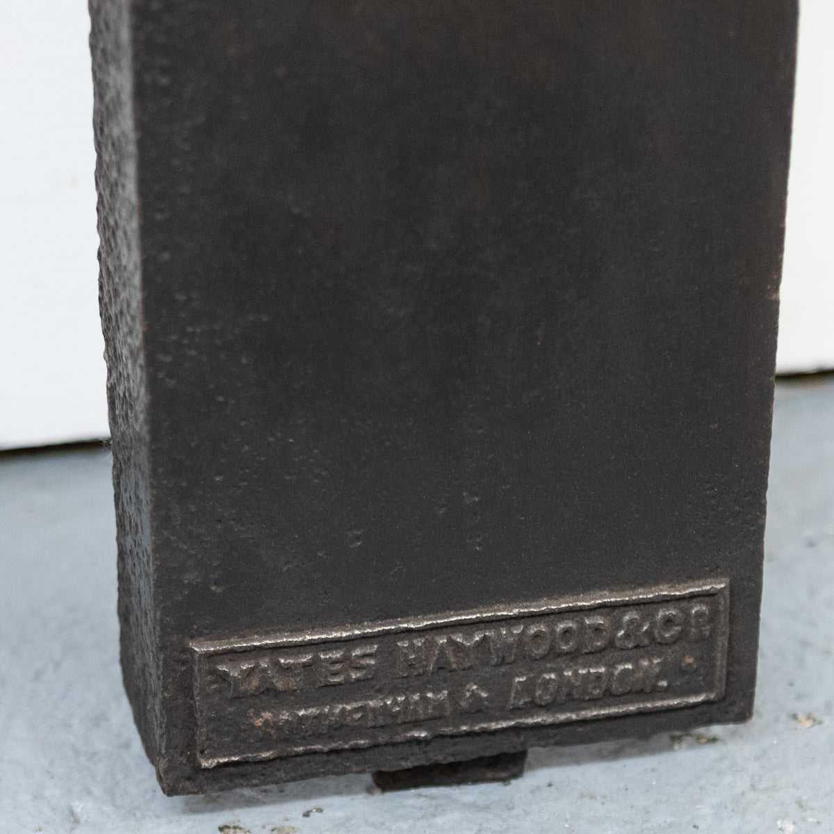 Antique Cast Iron Fireplace Surround by Yates, Haywood & Co.