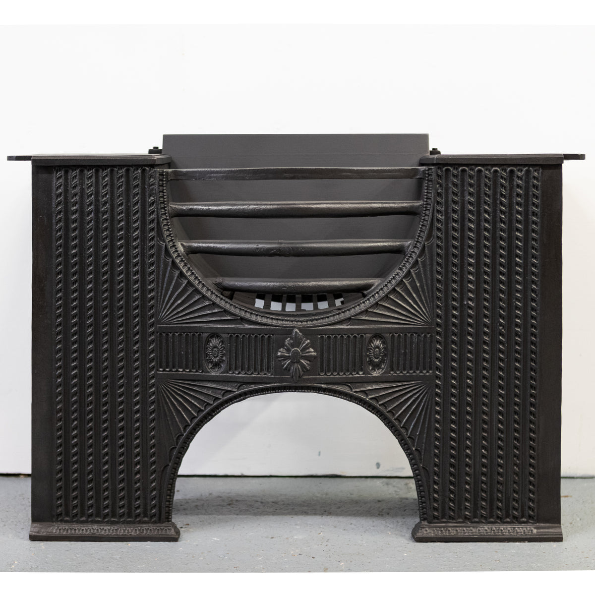 Antique Regency Cast Iron Hourglass Hob Grate | The Architectural Forum