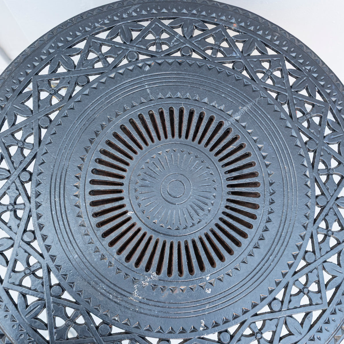 Reclaimed Cast Iron Bistrol Pub Table | The Architectural Forum