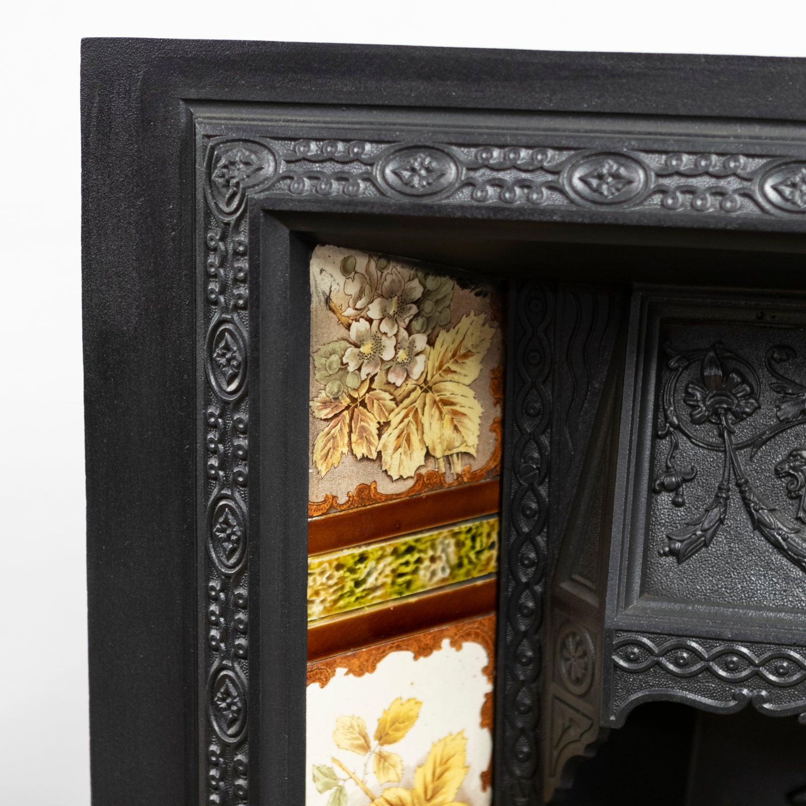 Antique Victorian Tiled Fireplace Insert | The Architectural Forum