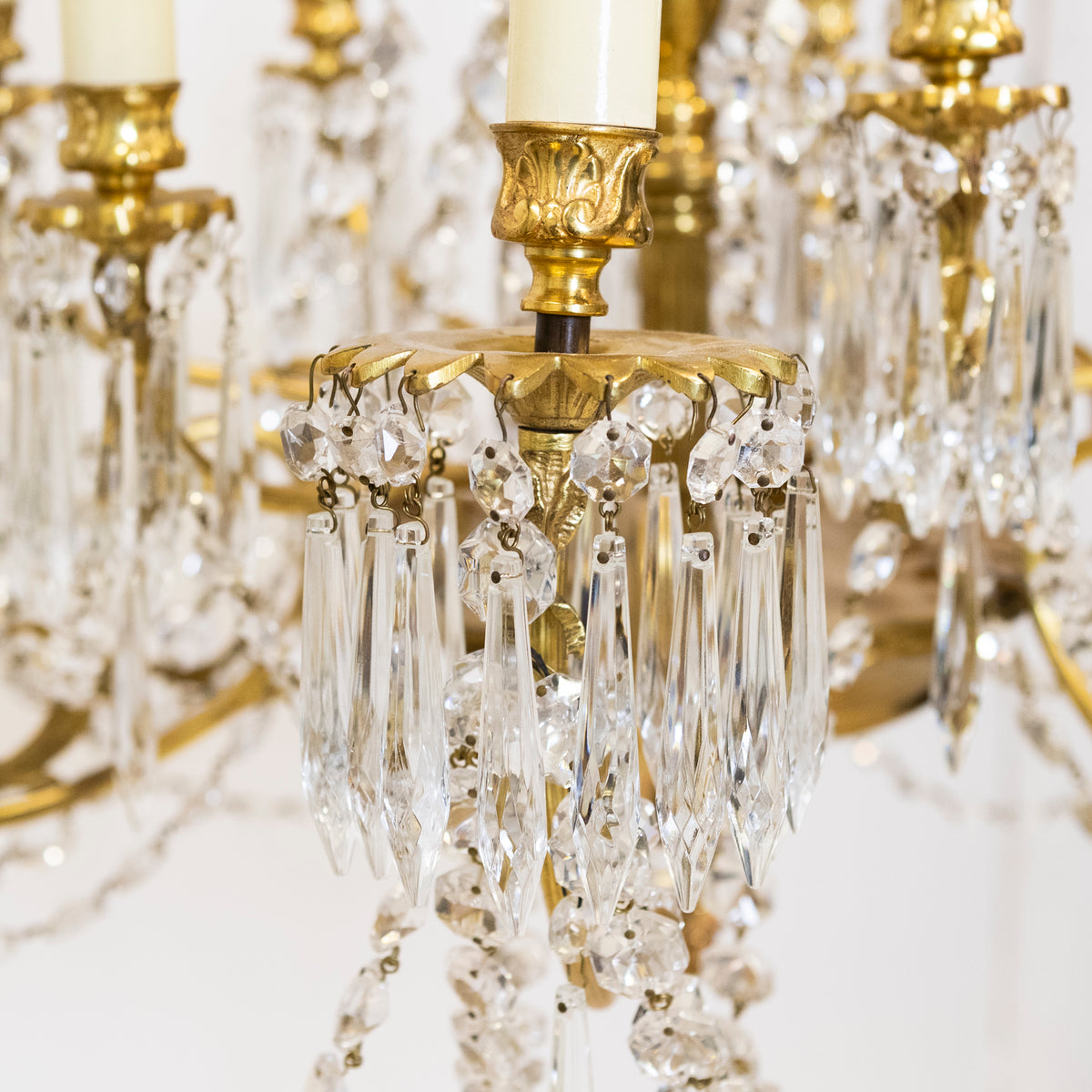 Antique French Crystal Chandelier | 12 Arm | The Architectural Forum