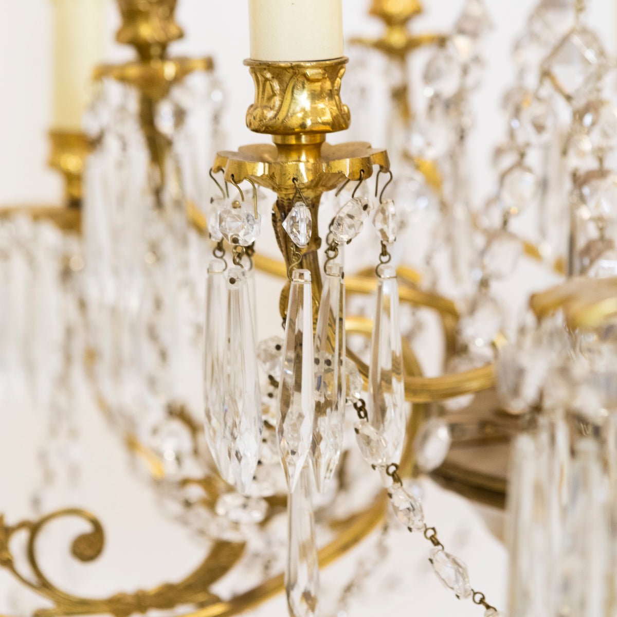 Antique French Crystal Chandelier | 12 Arm | The Architectural Forum