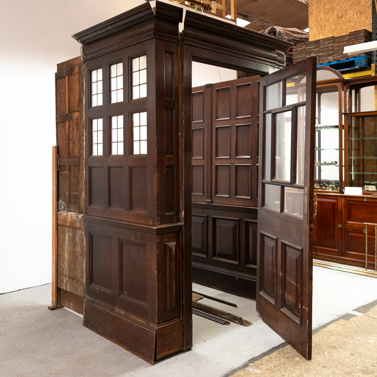 Antique Wooden Panelled Portico Room | Porch Panelling Entrance | The Architectural Forum