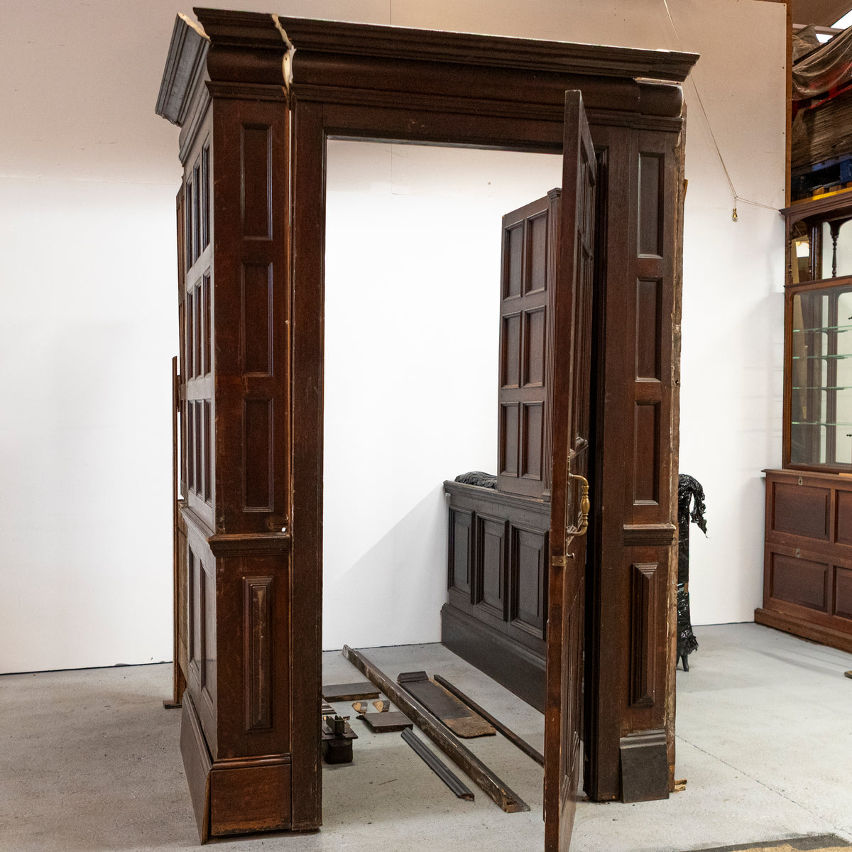 Antique Wooden Panelled Portico Room | Porch Panelling Entrance | The Architectural Forum