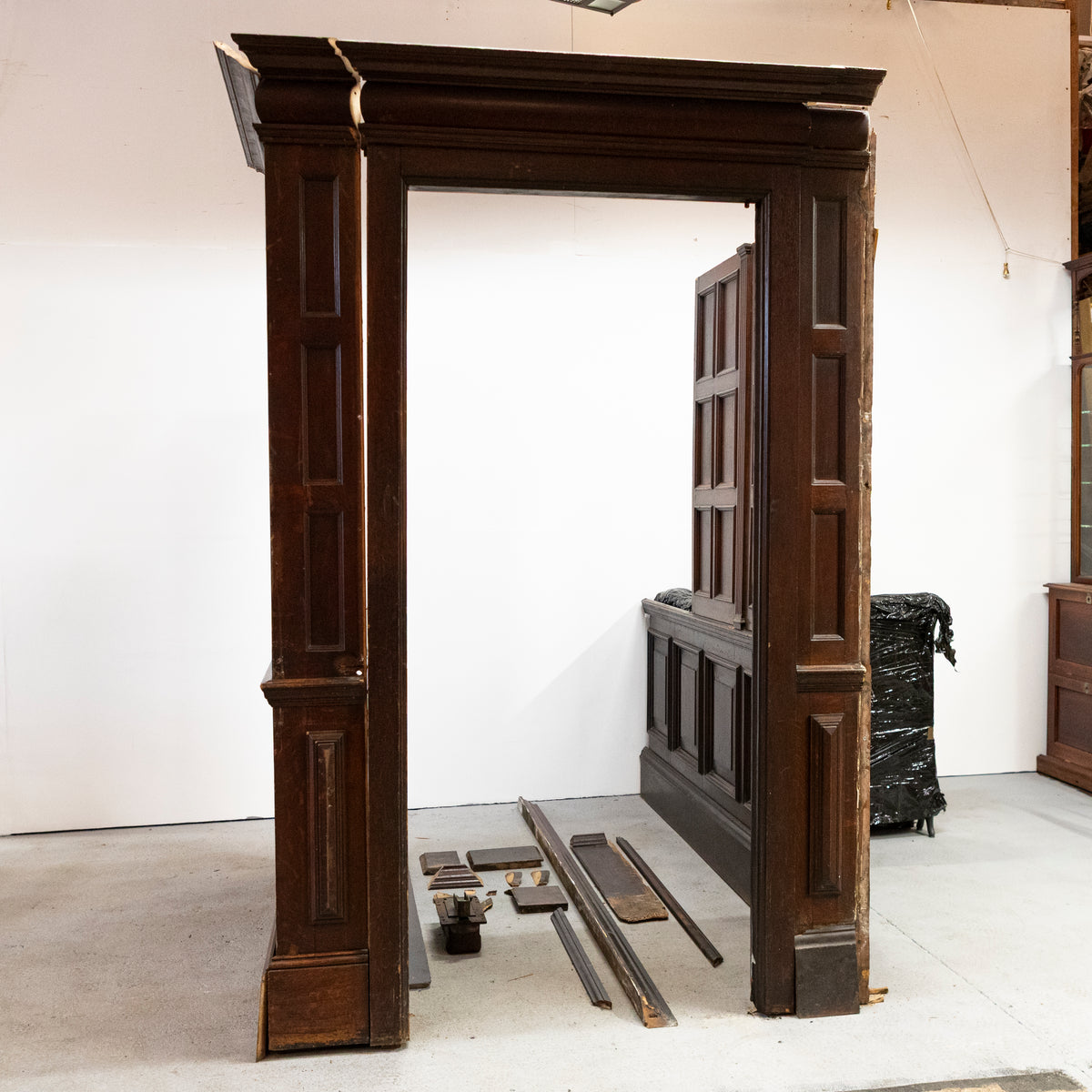 Antique Wooden Panelled Portico Room | Porch Panelling Entrance | The Architectural Forum