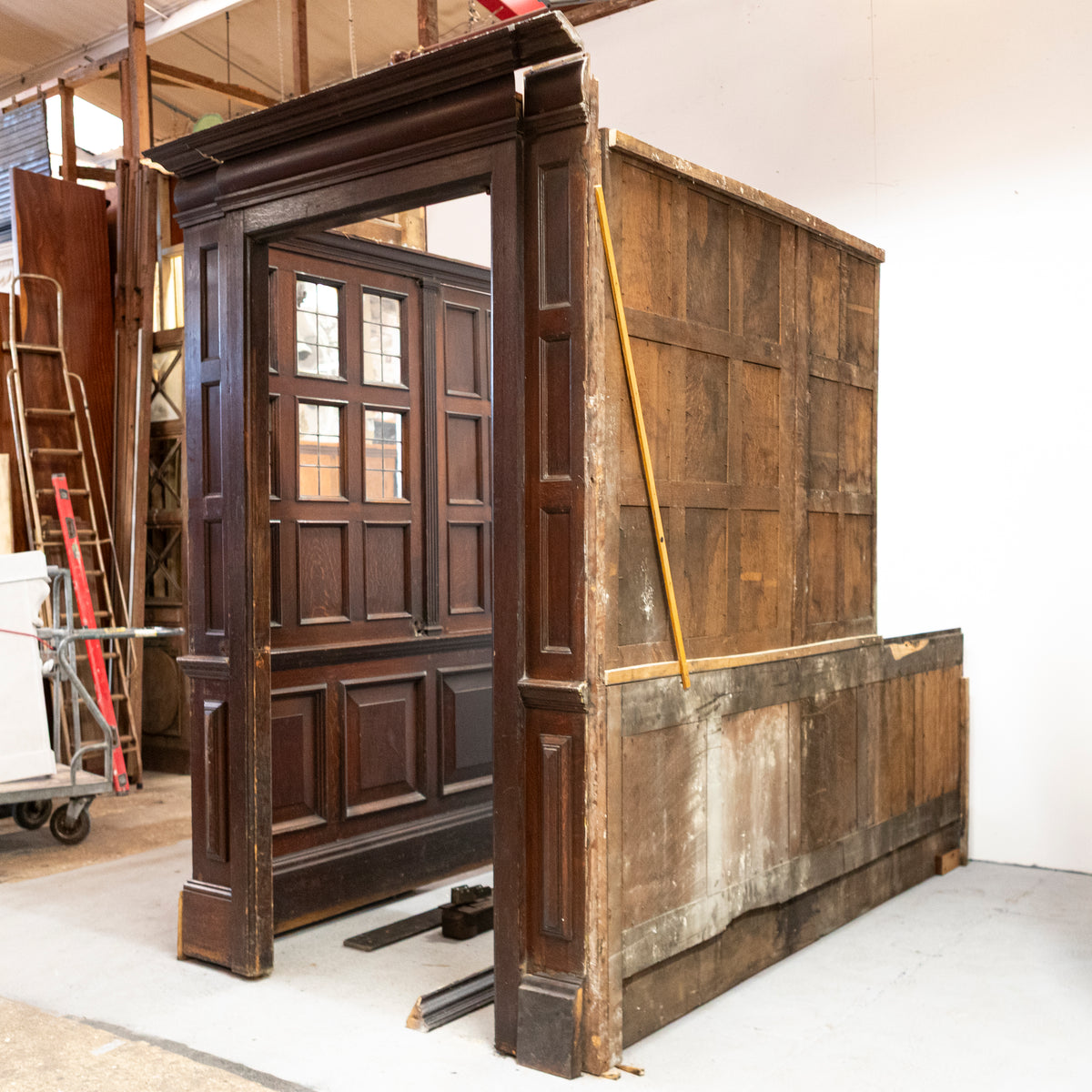 Antique Wooden Panelled Portico Room | Porch Panelling Entrance | The Architectural Forum