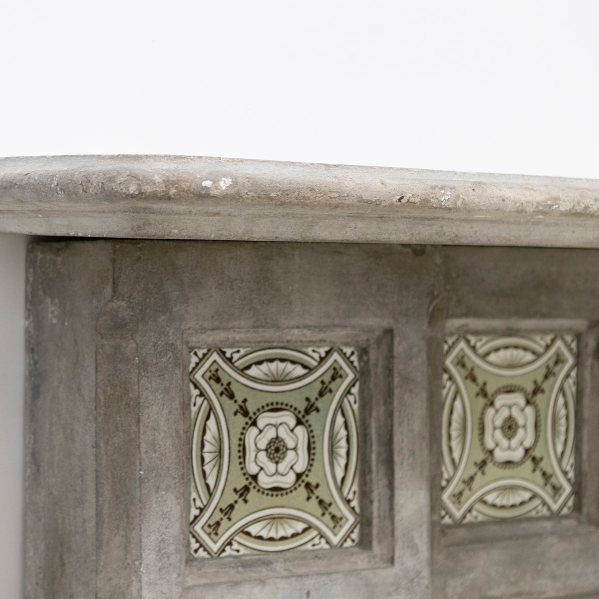 Rare Victorian Stone Fireplace Surround with Minton Tiles | The Architectural Forum
