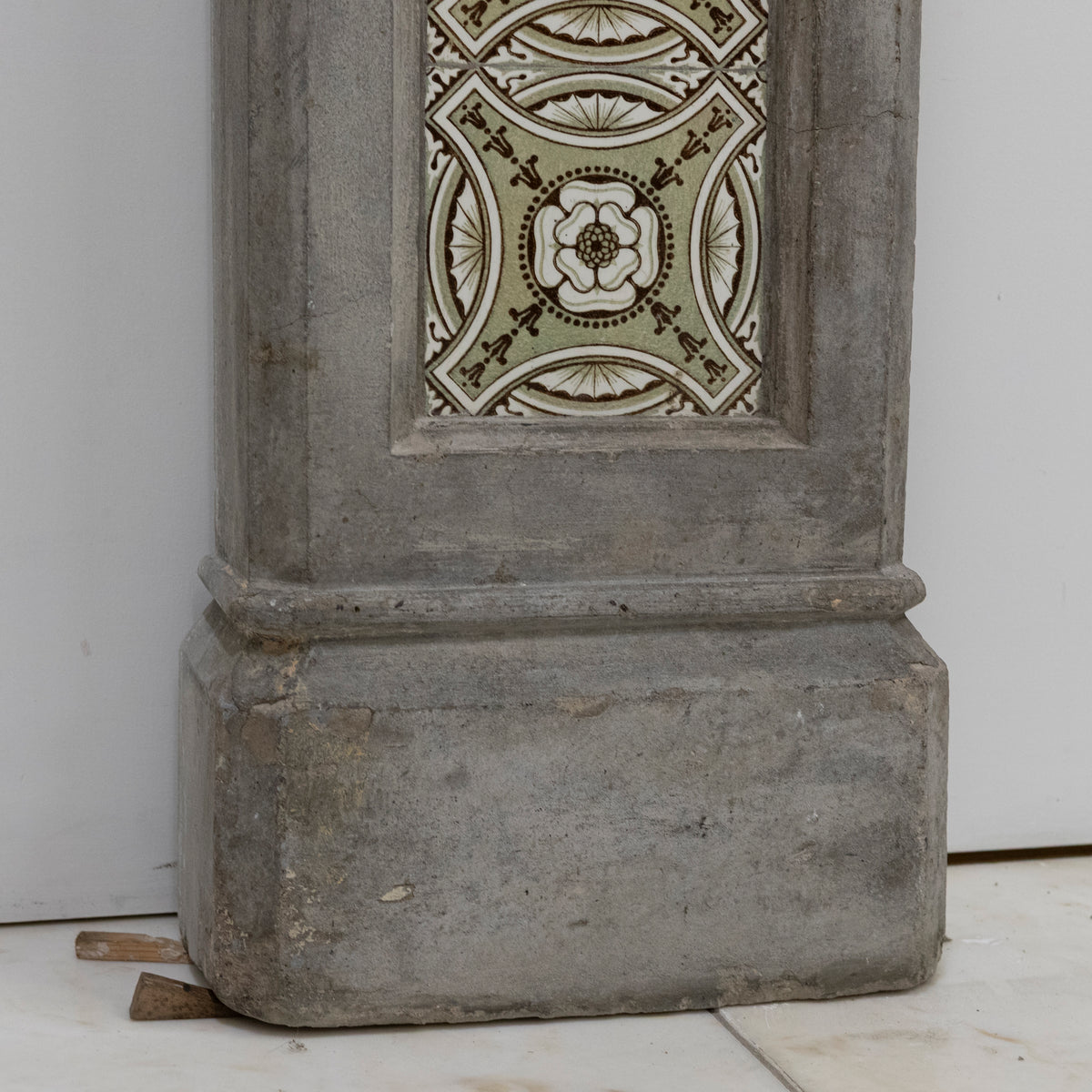 Rare Victorian Stone Fireplace Surround with Minton Tiles | The Architectural Forum