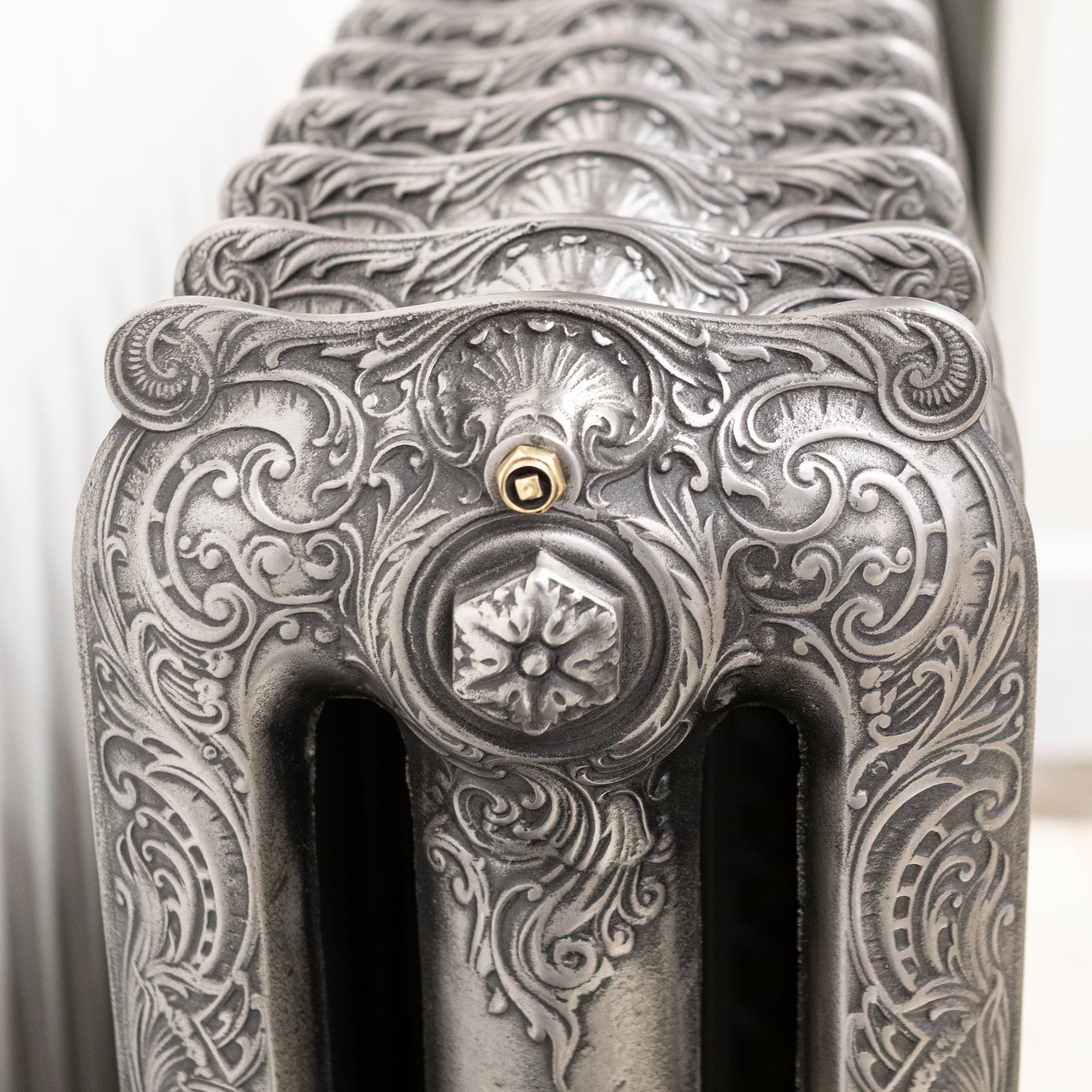 Antique Decorative Cast Iron Two Column Radiator | The Architectural Forum